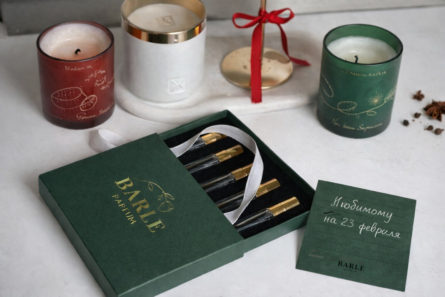 Духи в подарок на 23 февраля: подборка мужских ароматов от Barle