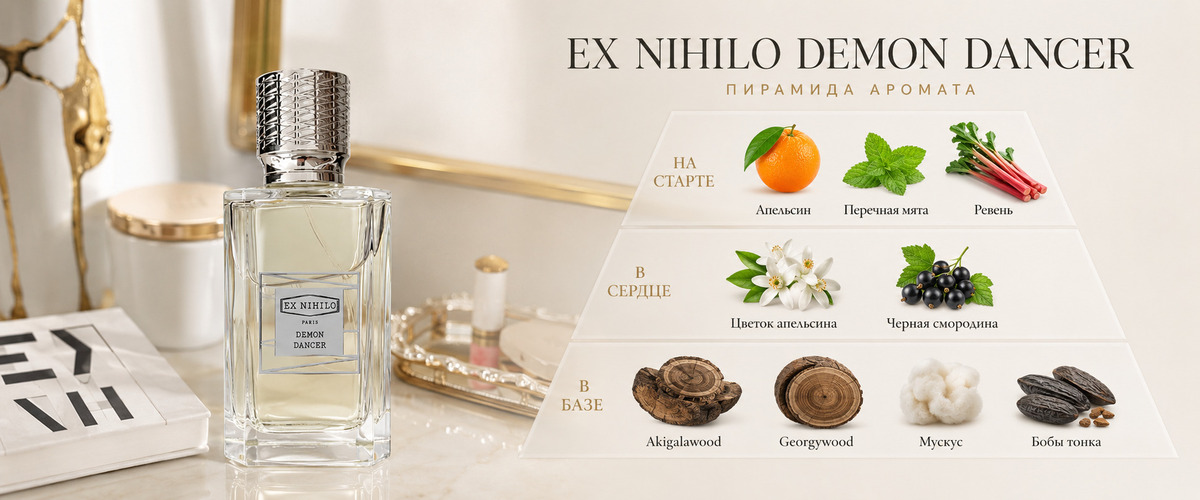Пирамида аромата EX NIHILO Demon Dancer в интернет-магазине Barle