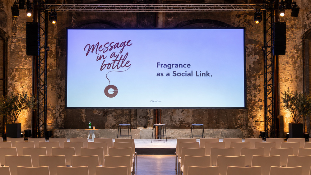 Зал для дискуссий на выставке Pitti Fragranze 2026