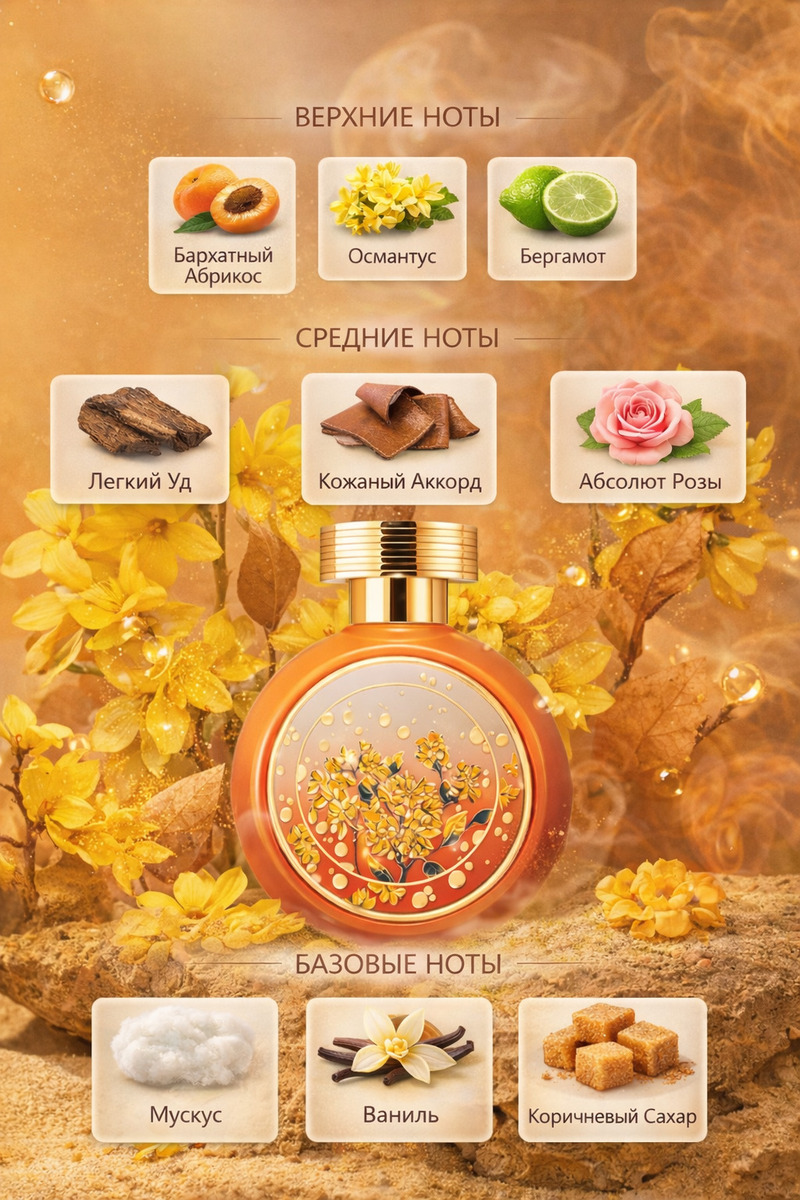 Пирамида аромата Narcotic Desire от HFC - Barle