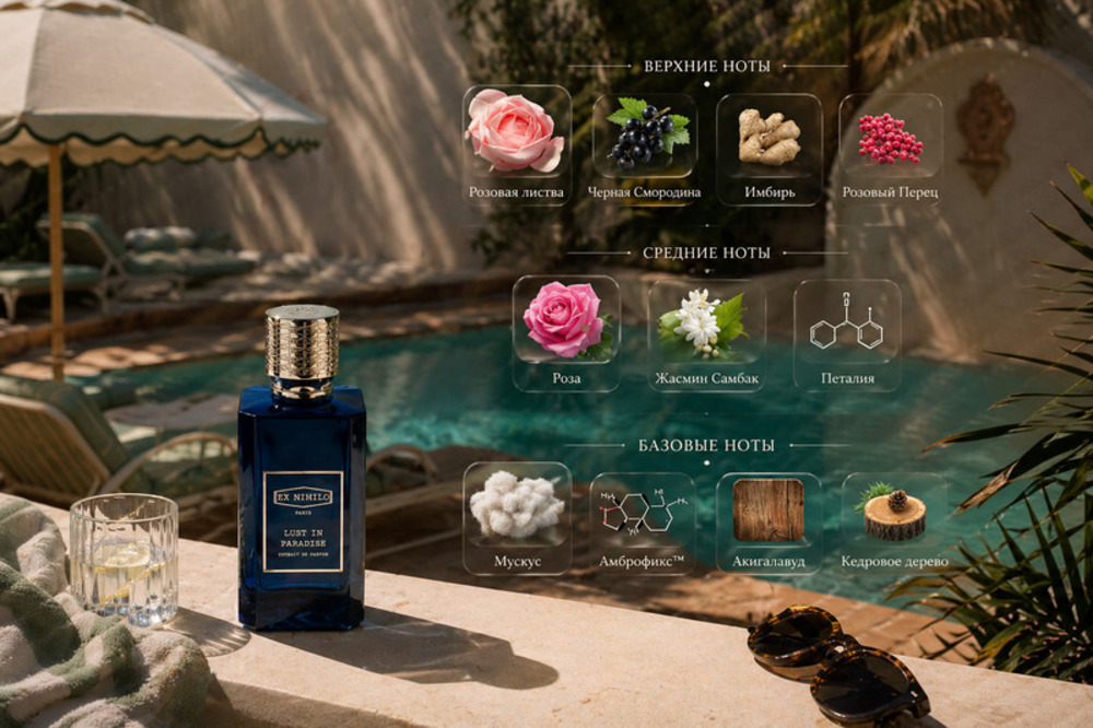 Пирамида аромата Lust In Paradise Extrait - бутик Barle